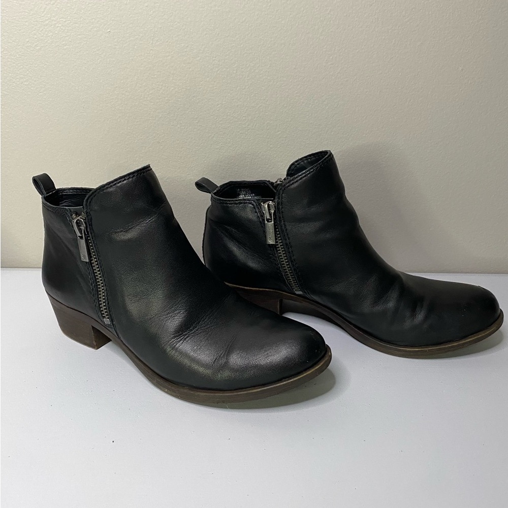 Lucky‎ Brand Basel ankle boot black leather size 7.5